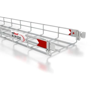 60512100 100x65mm Pemsa Rejiband Rapide Wire Basket 3m - Silver