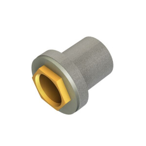 20mm Galv Flanged Coupler