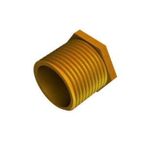 Male Long Brass Bush 32mm