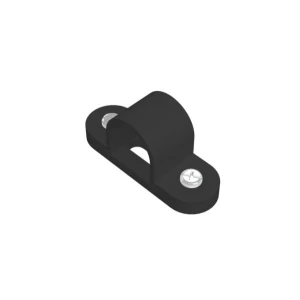 25mm Black PVC Spacer Bar Saddle