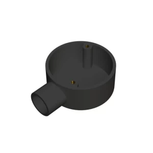 20mm Black PVC Terminal Box