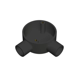 25mm Black PVC Angle Box