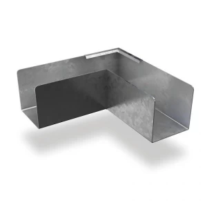Lighting trunking flat 90 deg bend 50x50mm