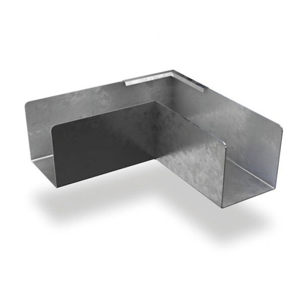 Lighting trunking flat 90 deg bend 50x50mm