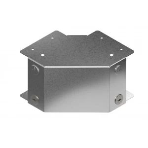 Metsec Cable Trunking PG 150x150mm 90deg Ext Cover Bend