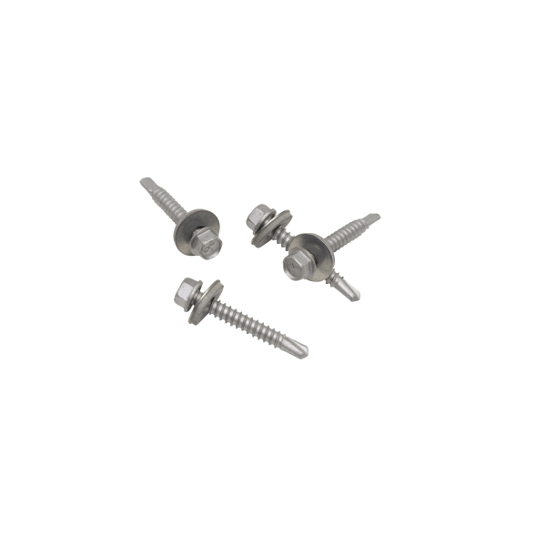 5.5x38 Hex Head with Washer Light Steel