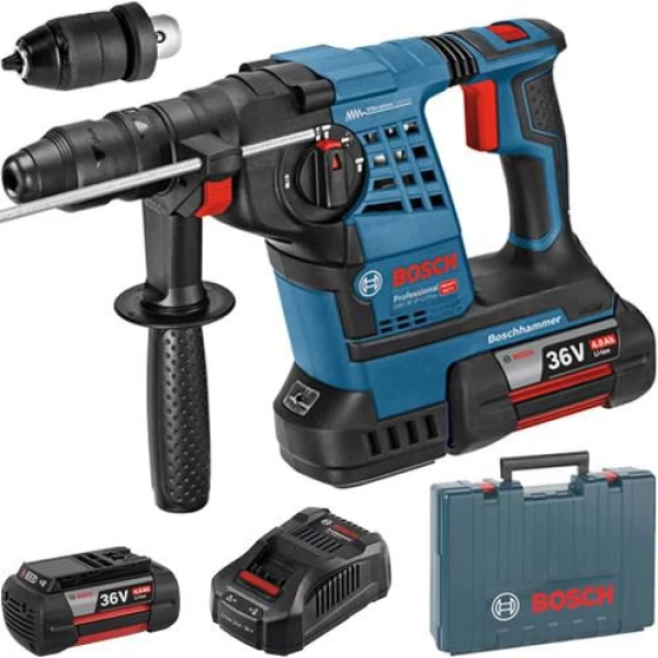 GBH36VF-LI Bosch SDS Hammer Drill C/W 2 x 4.0Ah Batteries