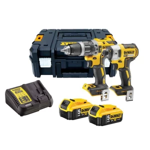 DCK266PP2T Dewalt 18v Brushless Twin Pack c/w 2x5.0 batts