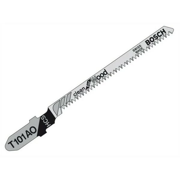 Bosch T101AO Jigsaw Blades (Pack of 5) Wood Cutting