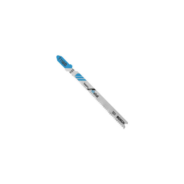 Bosch T118B Jigsaw Blades (Pack of 5) Metal Cutting