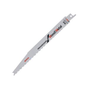 Bosch S3456XF Sabre Saw Blades (5) - 200mm Long - Metal/Wood