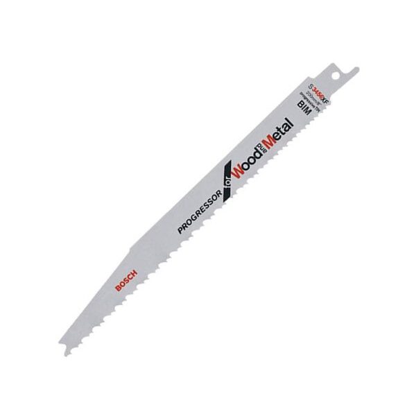 Bosch S3456XF Sabre Saw Blades (5) - 200mm Long - Metal/Wood