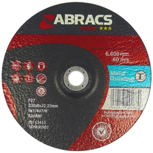 230x6 A24EX Metal Grinding Discs D/C