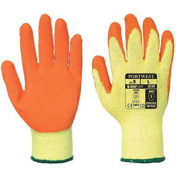 Builders Grip Latex Coated Palm Gloves L (pair)
