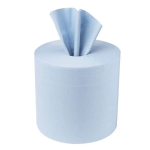 190mm x 150m Blue 2 Ply Wiper Roll (pack 6)
