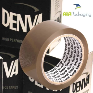 50mm x 66m Buff Vinyl Packing Tape