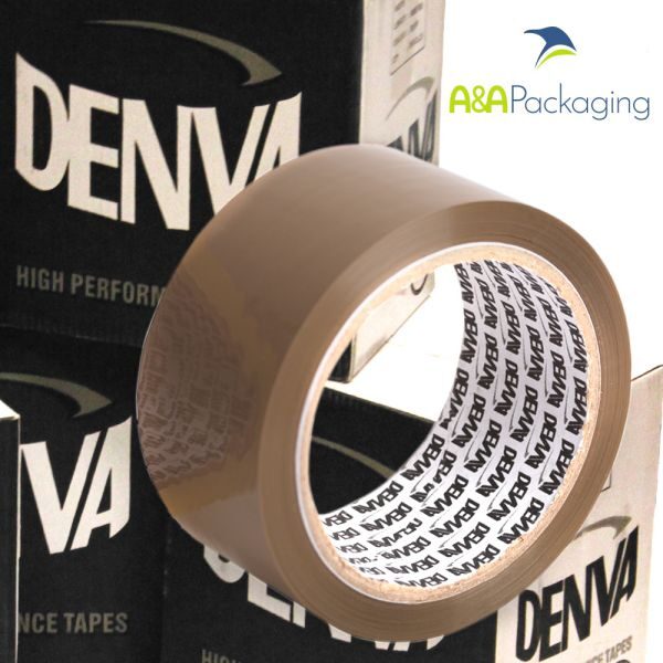 50mmx66m Buff Vinyl Packing Tape