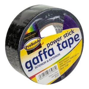 50mmx50m Black Gaffa (Duct) Tape