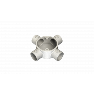 25mm Malleable Conlok® 4 Way Box
