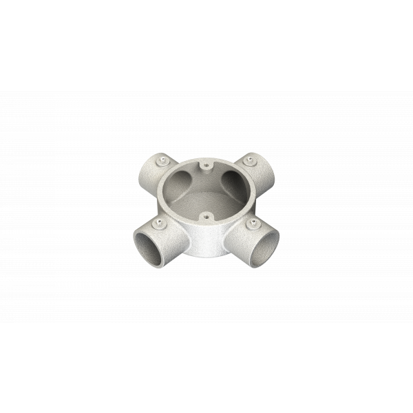 25mm Malleable Conlok® 4 Way Box