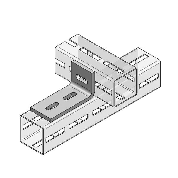 TekSpan 3-Hole Angle Cross-Bracket for 80mm Profile - Image 2
