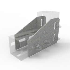 TekSpan Corner Plate for 80mm Profile