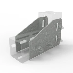 TekSpan Corner Plate for 80mm Profile