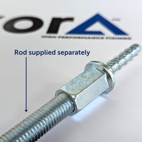 Kora 6 x 35mm Self Tapping Concrete Screw Bolt Hanger Female 14