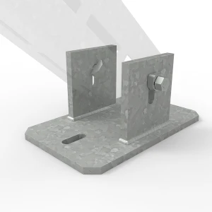 TekSpan Vertical Holder Plate for 80mm Profile