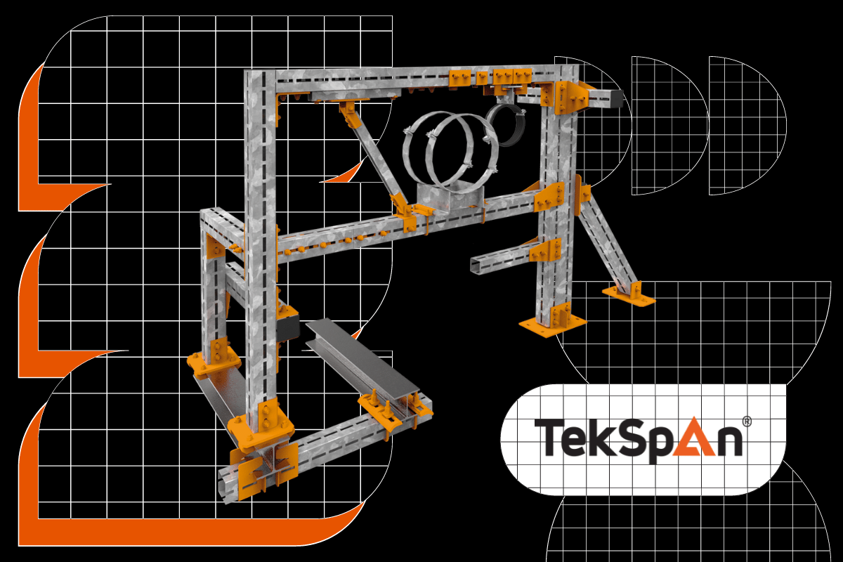 TekSpan Modular steel frame alternative to welded steel frames 2