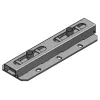 TekSpan Roller Bearing Duo Axial Pipe Slide (2 x M16) - Image 2