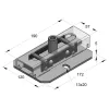 TekSpan Roller Bearing Axial Pipe Slide (M12) - Image 3