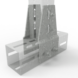 TekSpan Cranked T-Plate for 80mm and 100mm Profiles
