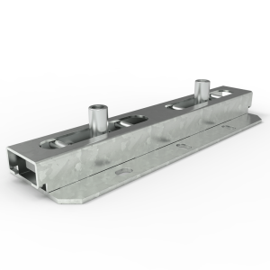 TekSpan Roller Bearing Duo Axial Pipe Slide (2 x M16)