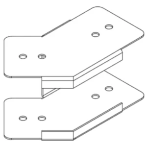 Lighting Trunking External 45 degree 50 x 50mm