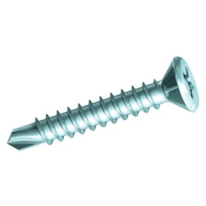 TIMCO PN123Z 3.9x25 BZP Phillips CSK Self Drill Window Screw