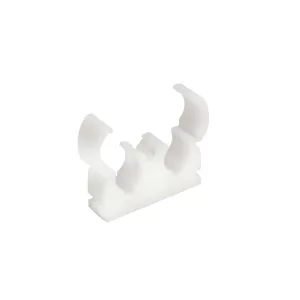 15mm Double Talon Pipe Clips - Rectangular Base TD15