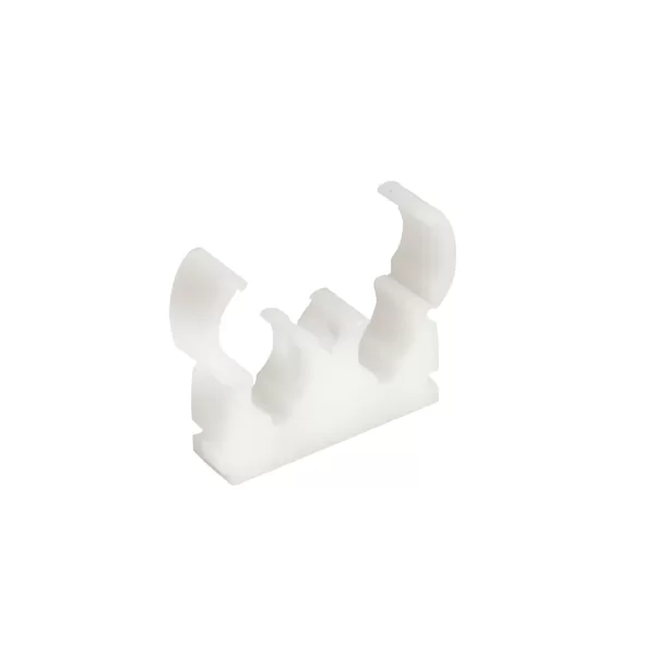 15mm Double Talon Pipe Clips - Rectangular Base TD15