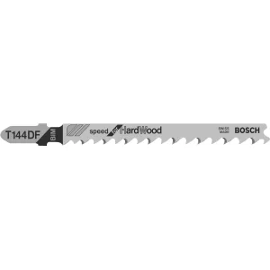 Bosch T144DF Jigsaw Blades (Pack of 5) Hard Wood Cutting