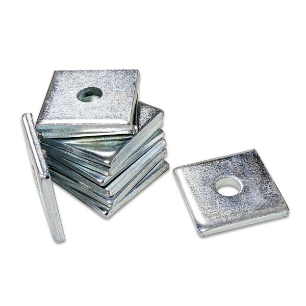 Kora M10 Heavy Duty Square Plate Washers 40mm x 5mm BZP - Image 2