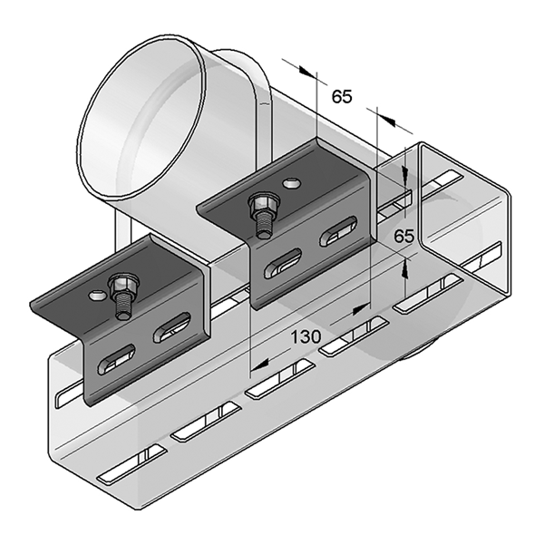 TekSpan Pipe Holder for 88.9-219.1mm pipes - Image 3