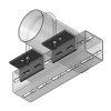 TekSpan® Pipe Holder Bracket Set for M12-M20 U-Bolts - Image 2