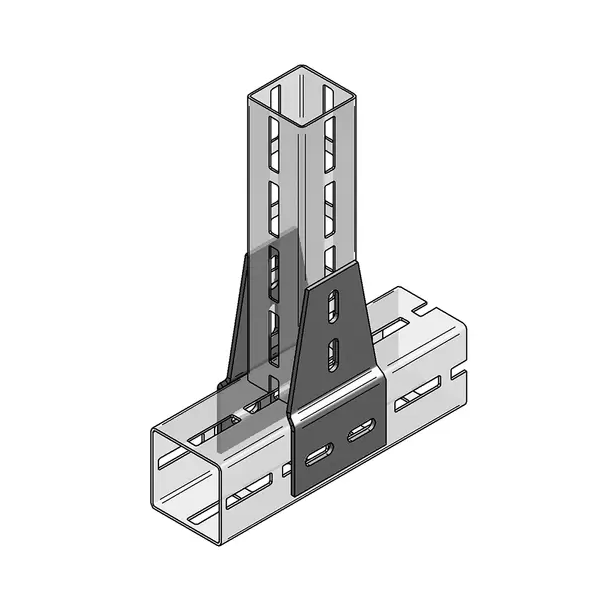 TekSpan Cranked T-Plate for 80mm and 100mm Profiles - Image 2