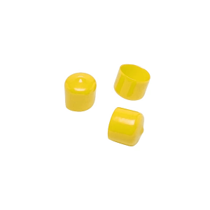 22mm Round Cap - Yellow