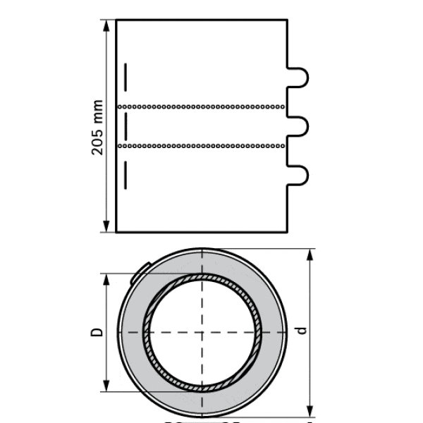 Walraven Pacifyre MK 2 Fire Sleeve Drawing