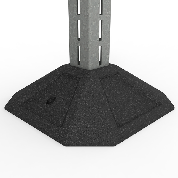 TekSpan Rubber Square Foot for 80mm Profile - Image 2