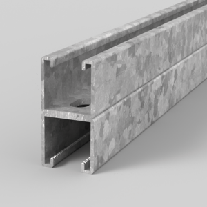 Kora 41 x 41 mm x 3m Back to Back Heavy Gauge Slotted Channel Hot Dipped Galvanised