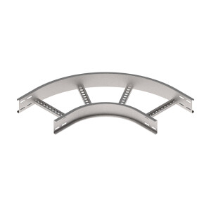450x100mm Cable Ladder M/Duty 90 Degree Bend HDG LFB100/0450HDG/90R300