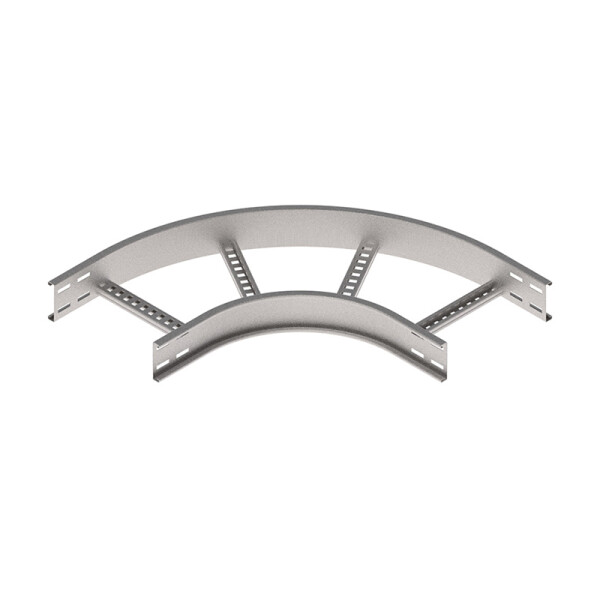 600x100mm Cable Ladder M/Duty 90 Degree Bend HDG LFB100/0600HDG/90R300