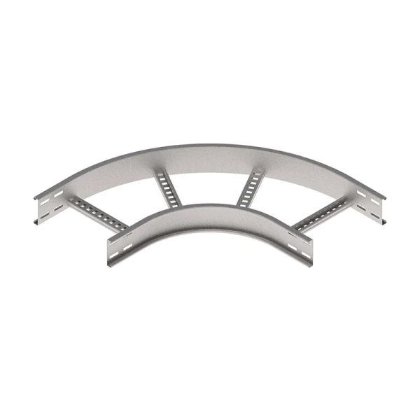 Metsec 900 x 125mm Cable Ladder Heavy Duty 90 Degree Bend HDG LFB125/0900HDG/90R300